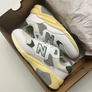 NIB New Balance 580 White Green Sneakers (MT580RCA) sz US M5.5 / W7
